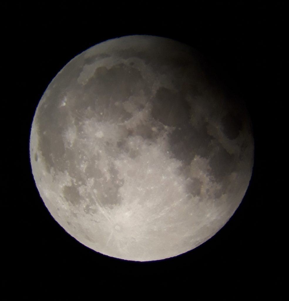 The partial lunar eclipse on 2019 July 16th - Lunar Section