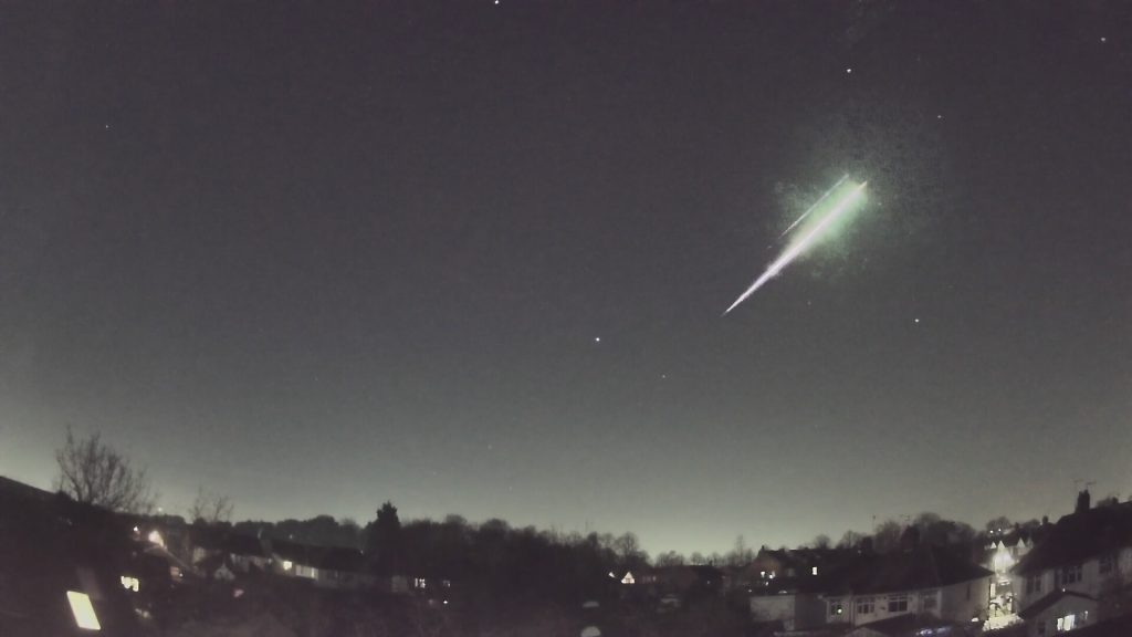 From a video by Ben Stanley, processed by Markus Kempf, the AllSky7 network