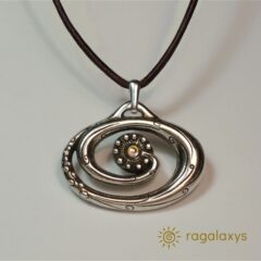 Andromeda Galaxy pendant