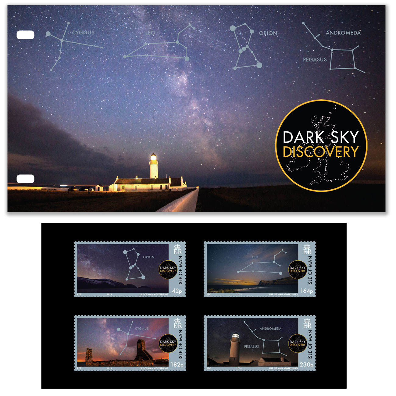 Dark Sky Discovery stamps