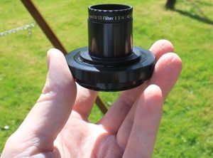 T-mount in hand