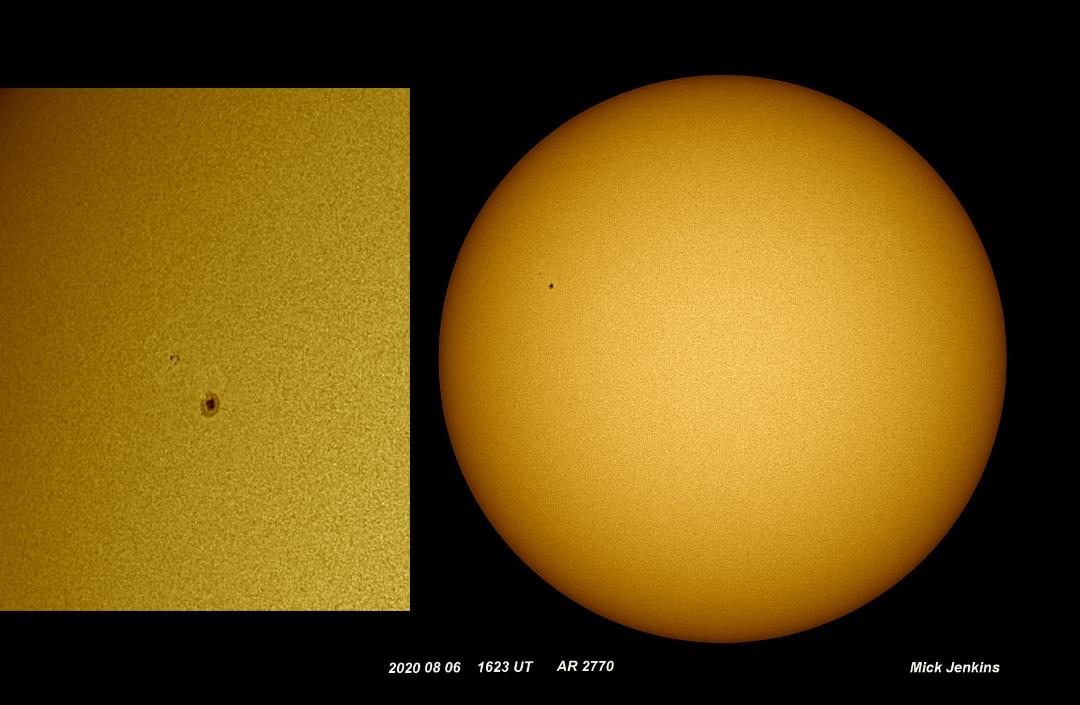 2020 Aug 6 @1623UT WL AR2770 MJenkins