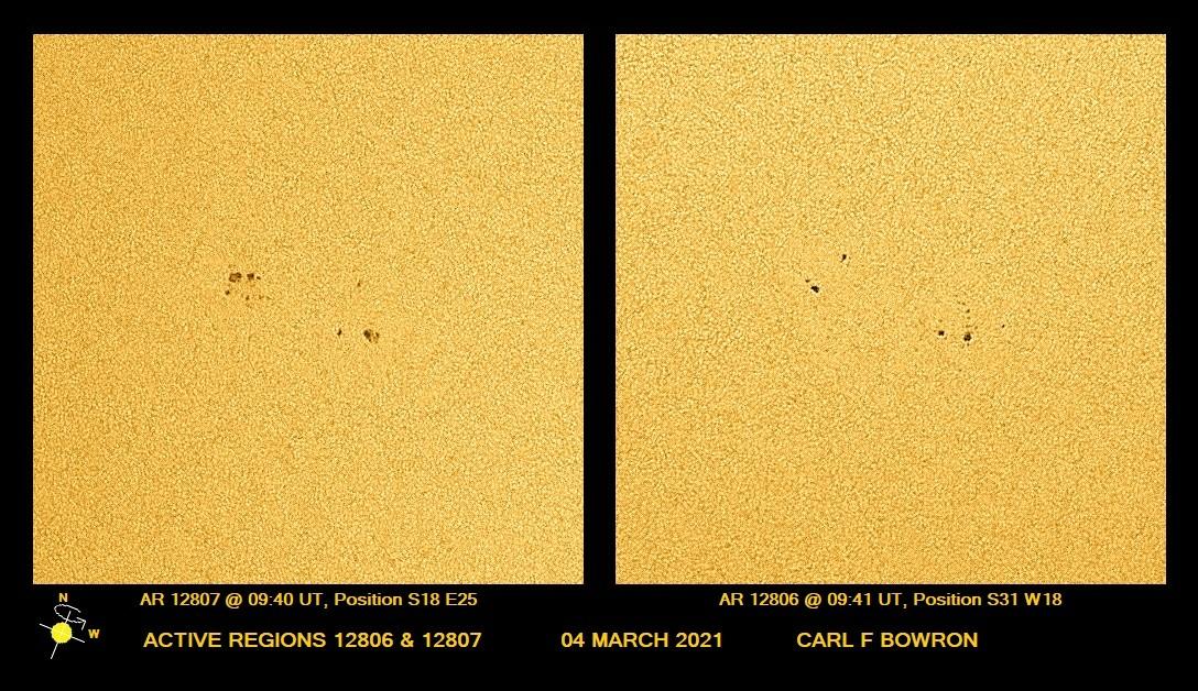 2021 Mar 4 @0940UT WL AR2806_7 CBowron