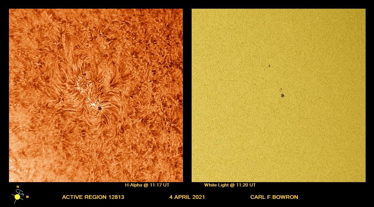 2021 April 4 @1117-20UT WL Ha AR2813 CBowron