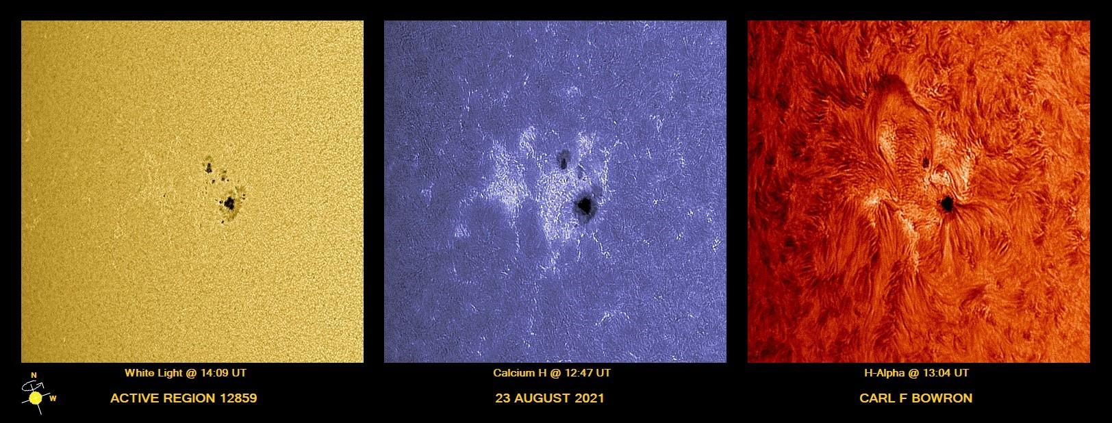 2021 August 23 @1247-1409UT WL CaH Ha AR2859 CBowron