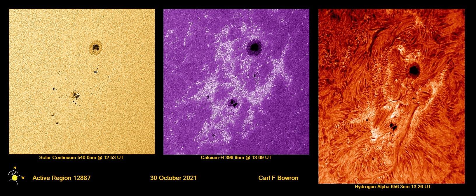 2021 October 30 1253-1326UT WL CaH Ha AR2887 CBowron