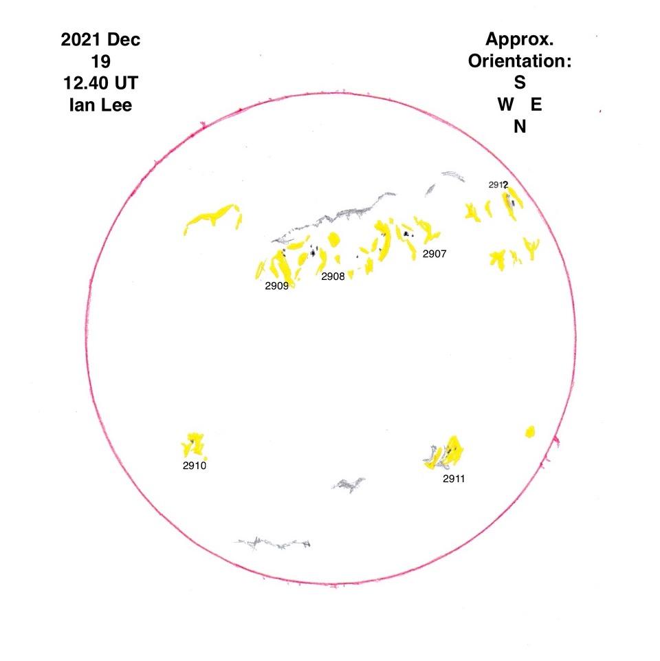 2021 December 19 1240UT Ha whole disc drawing ILee
