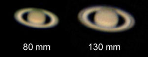 Saturn showing Cassini Division