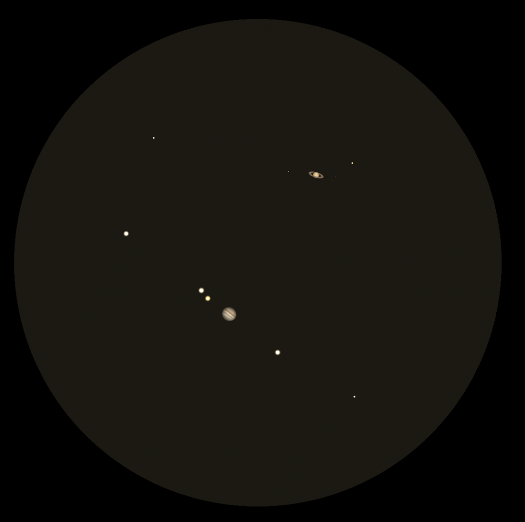 Jupiter and Saturn