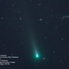 Comet Leonard brightens Comet Leonard brightens