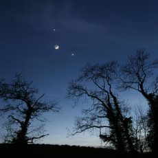 Jupiter and Venus light up the evening sky Jupiter and Venus light up the evening sky
