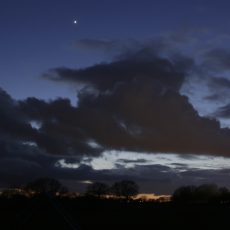 Venus, the beautiful evening star Venus, the beautiful evening star