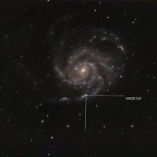 Supernova appears in galaxy M101 Supernova appears in galaxy M101