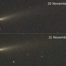 Watch a comet breaking up