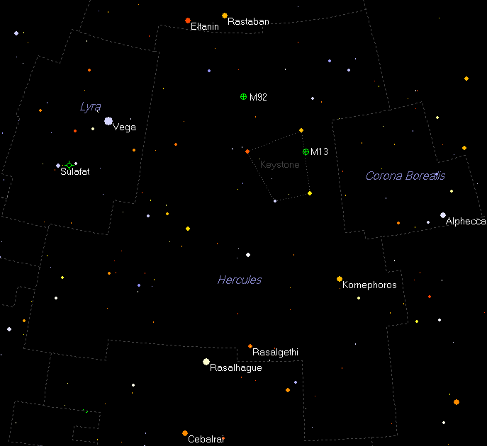 Map of Hercules